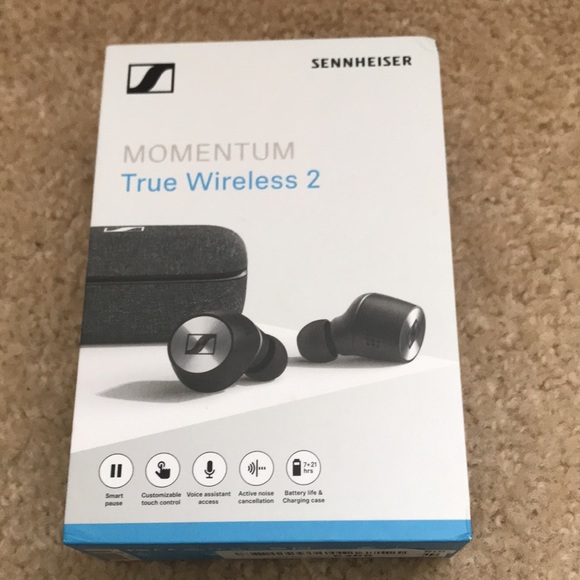 Sennheiser Momentum TrueWireless2 Earbuds~Black. Mildly used in great condition - Picture 3 of 8